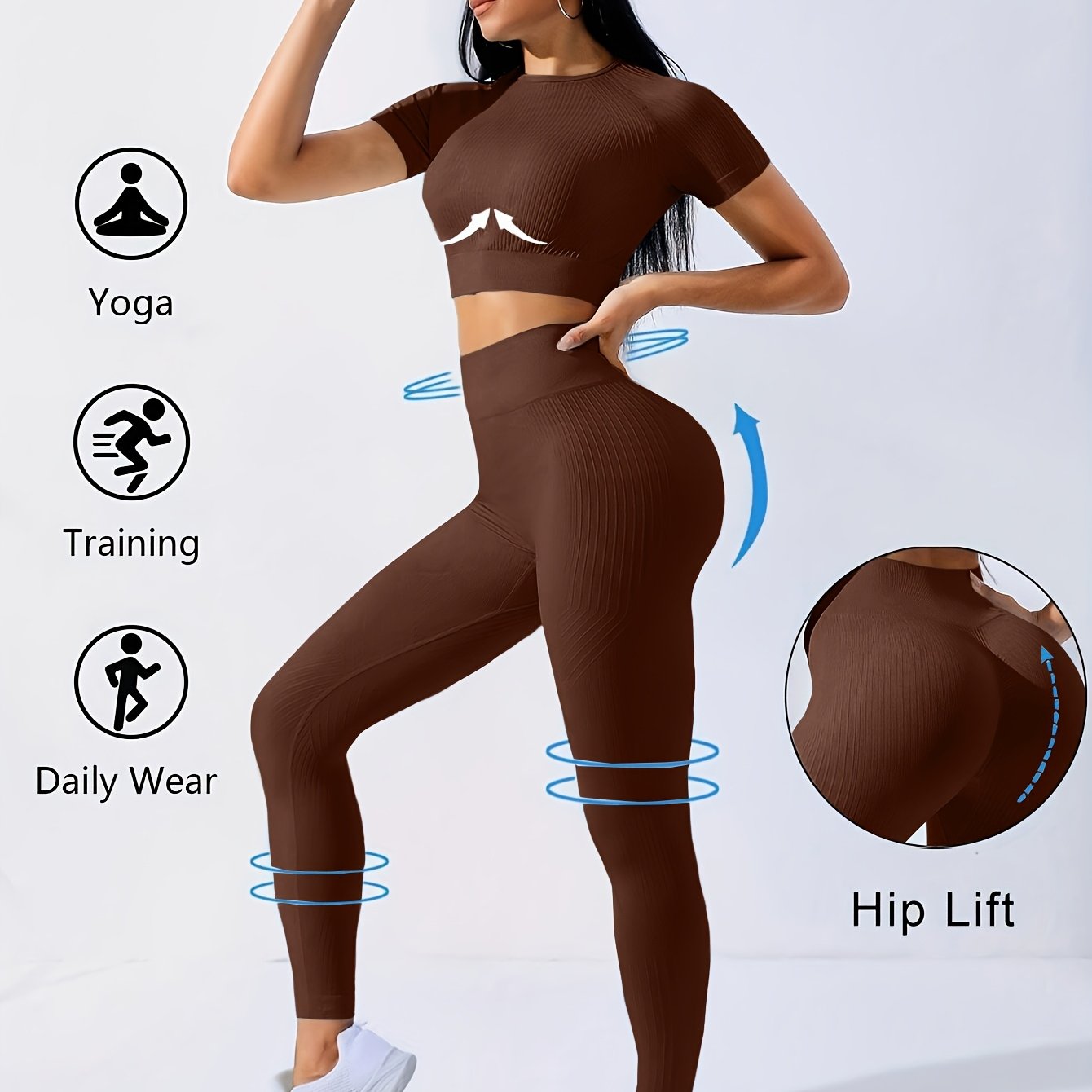 conjunto de leggings com top